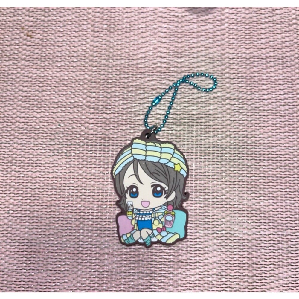 You Watanabe Love Live Aquors Rubber Keychain